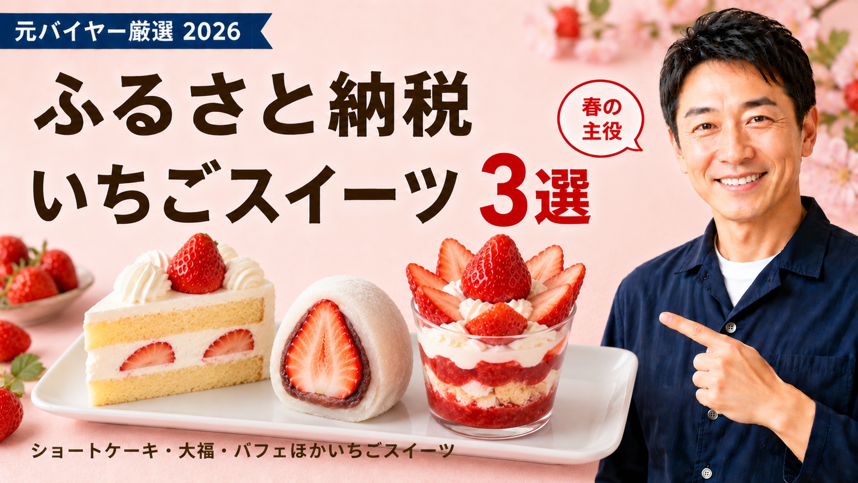 ふるさと納税いちごスイーツ3選｜元バイヤー厳選2026